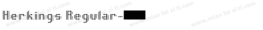 Herkings Regular字体转换